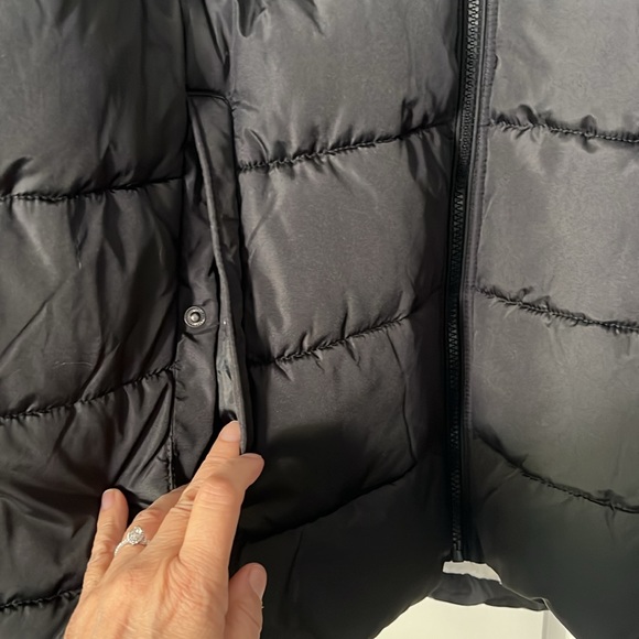 IZOD Black Puffer Jacket with Sherpa Lining NWT - Picture 5 of 10